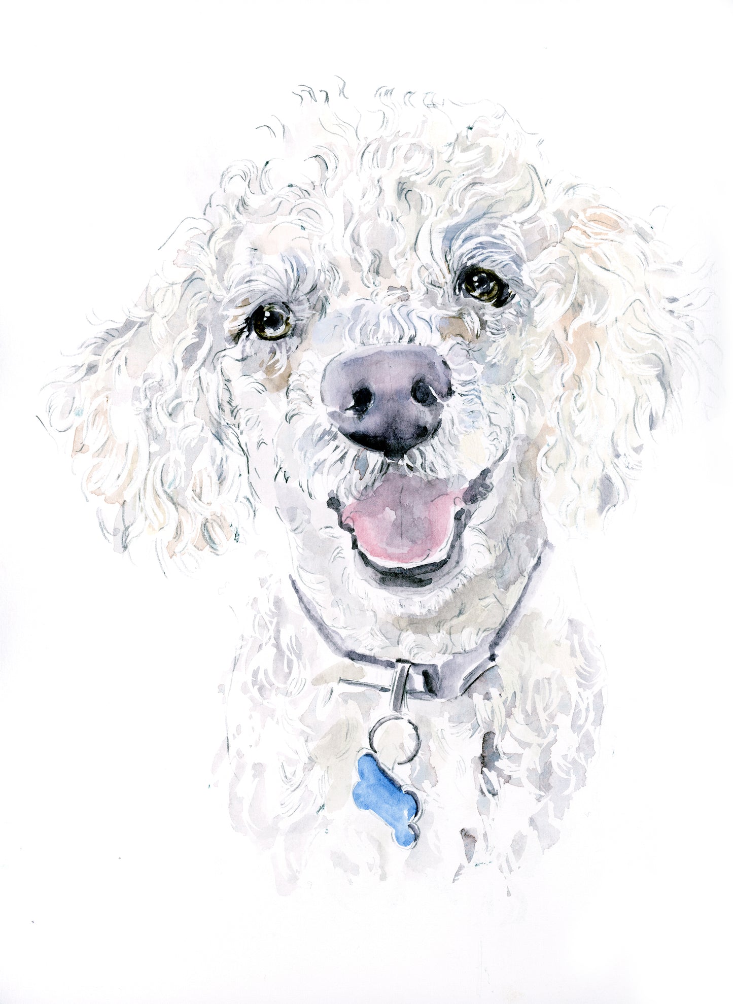 Custom Watercolor Pet Portrait Commission