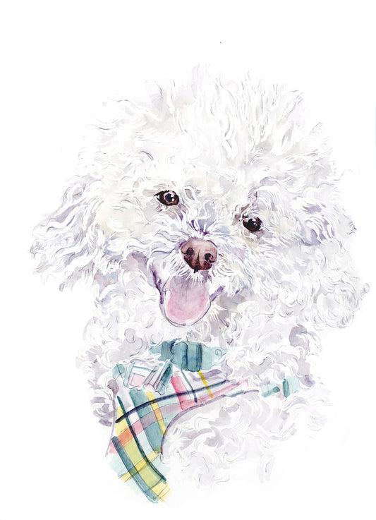 Custom Watercolor Pet Portrait Commission