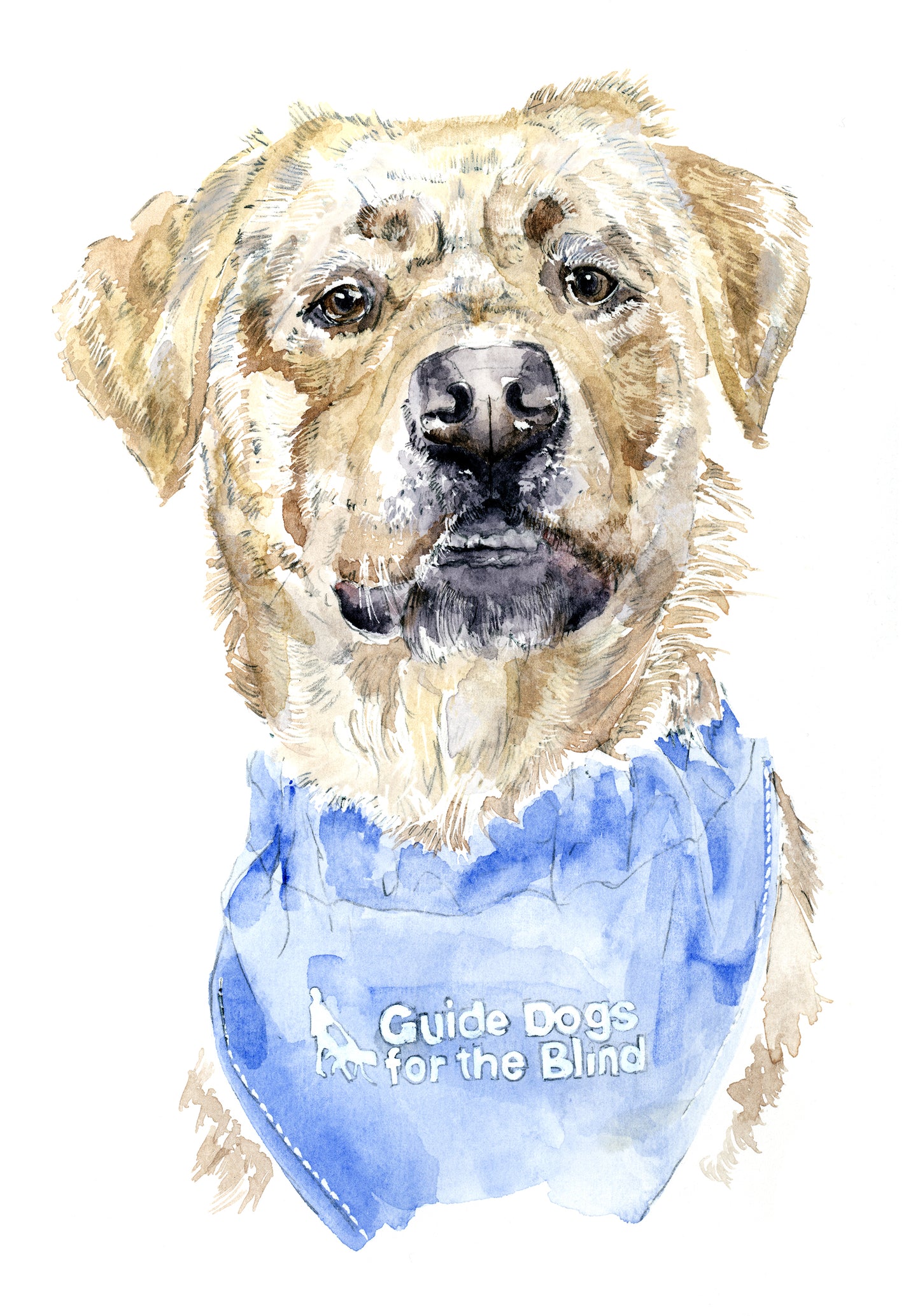 Personalized Watercolor Pet Portrait